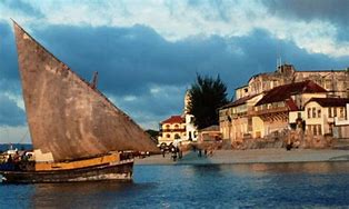 The beach at Saadani National Park